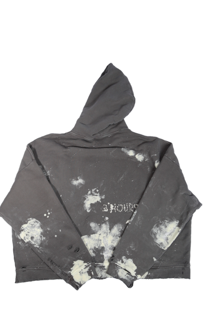 Paly Brown Zip Up Hoodie