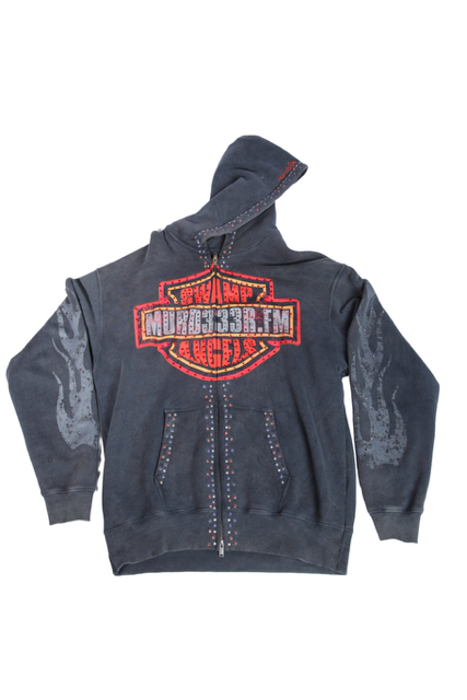 Murd333r.fm OG Chopper Rhinestone Hoodie